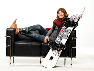 Η Amy Purdy, μετά την απόκτηση τπυ χάλκινου μεταλλίου.