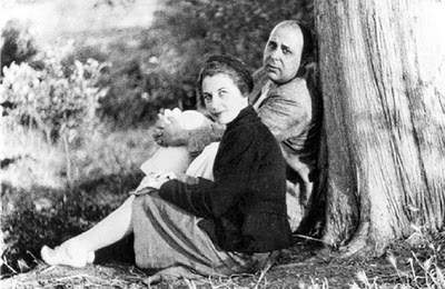 Ο Γιώργος Σεφέρης με την σύζυγό του, Μαρία Ζάννου