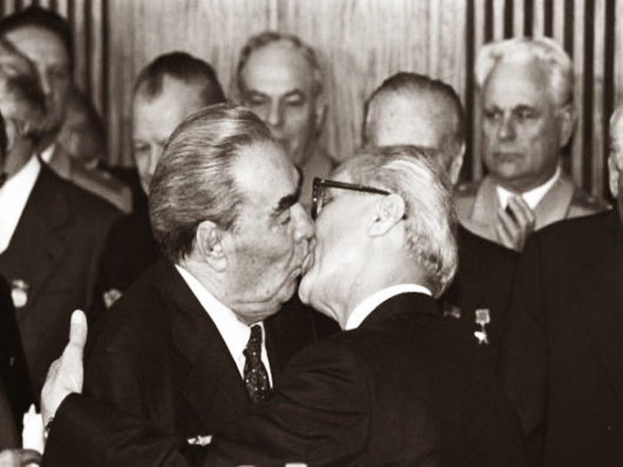 Kiss Brezhnev Honecker 1979