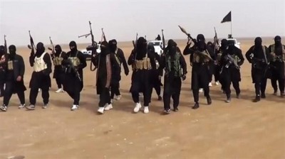 Μαχητές του Ισλαμικού Χαλιφάτου. 