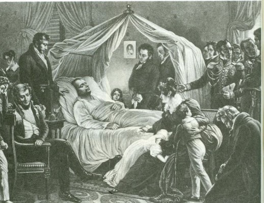 Ο Ναπολέων πεθαίνει στην εξορία