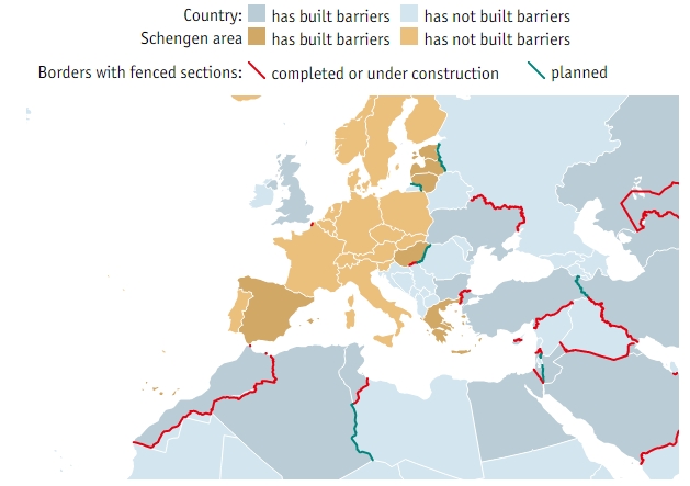 economist map europe