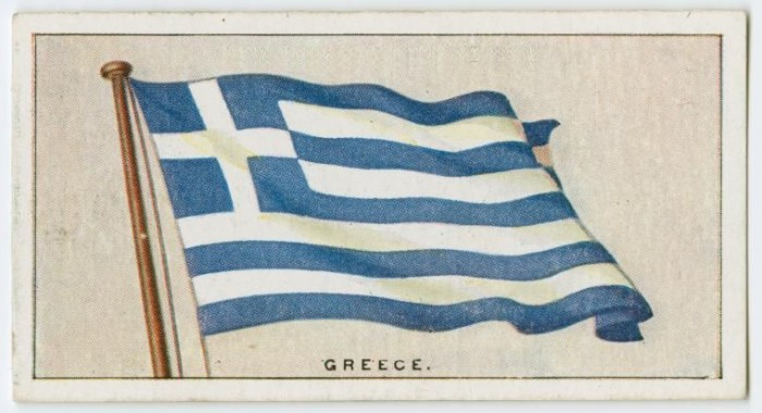 Greek Flag_ GEORGE ARENTS COLLECTION