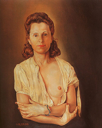 Πορτραίτο της Γκάλα από τον Νταλί.