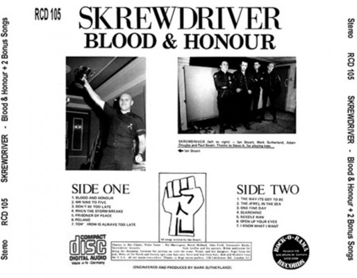 cd blood&honour-back