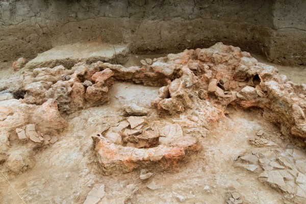 a Neolithic home near the city of Pella 