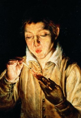 "Αγόρι που ανάβει κερί", 1570.