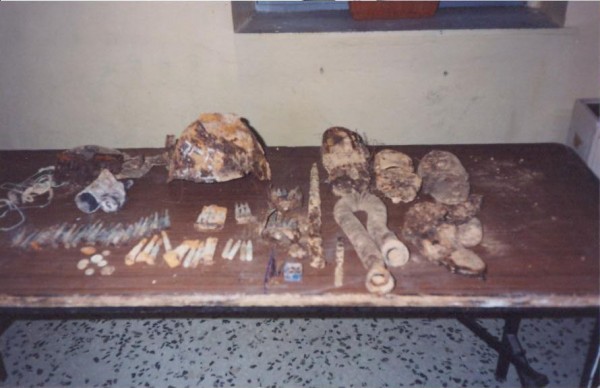 Προσωπικά αντικείμενα που βρέθηκαν στις ανασκαφές