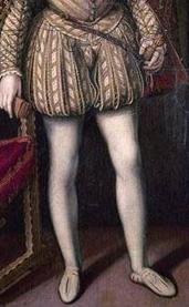 Το αντρικό ντύσιμο του 16ου αιώνα απαιτούσε λεπτοδουλεμένες, πλεκτές κάλτσες
