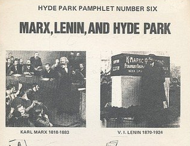 Hyde Park -Marx -Lenin