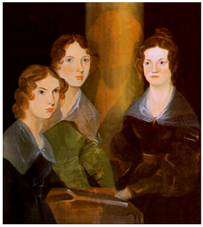 Οι τρεις αδερφές Μπροντέ. Τις ζωγράφισε ο αδερφός τους, Μπράνγουελ
