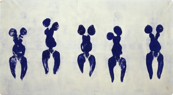 Τα "ανθρωπομετρικά" μπλε έργα του Υβ Κλάιν