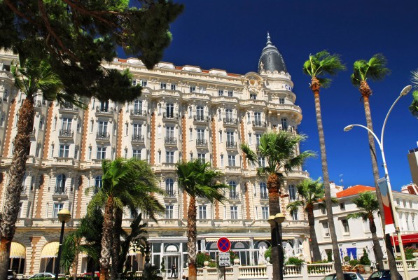 Croisette promenade in Cannes