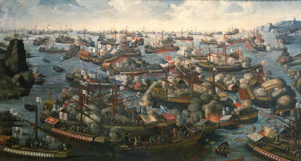 Battle of Lepanto from 7 October 1571