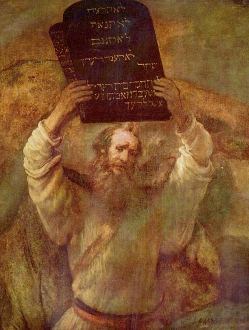 Ο Μωυσής κατά τη διάρκεια μιας "Δίκης με Δοκιμές" - Rembrandt 