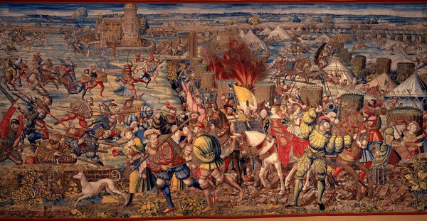 Η μάχη της Παβία (1525), όπου το ισπανικό τέρθιο κατατρόπωσε τους Γάλλους