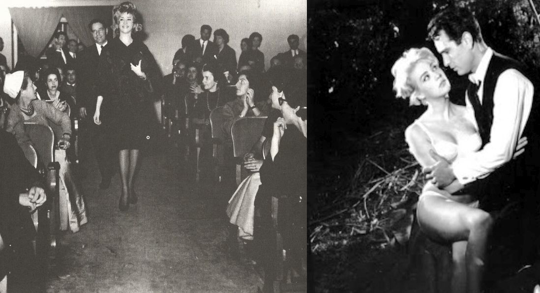 “Κατήφορος”. Η Ζωή Λάσκαρη έκανε ντεμπούτο γιατί η Αλίκη Βουγιουκλάκη φοβήθηκε να παίξει στην τολμηρή σκηνή και να τρέξει γυμνή στον δρόμο! Στο επίμαχο γύρισμα χτύπησε ο Βουτσάς και έκανε ράμματα στο κεφάλι