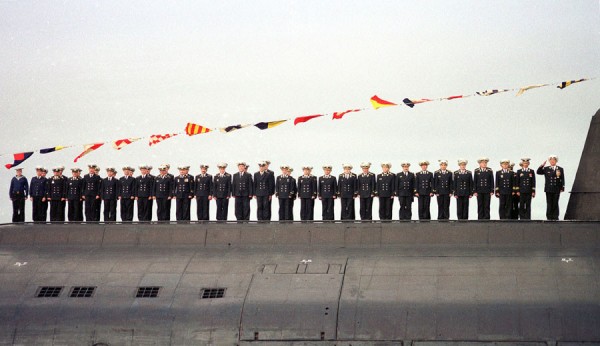 Το πλήρωμα του Kursk στις 30 Ιουλίου 2000