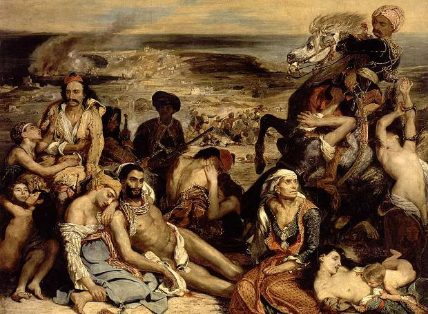 Η σφαγή της Χίου. Ευγένιος Ντελακρουά, 1824.