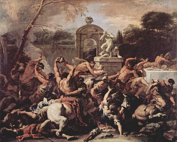 Μάχη των Κενταύρων και των Λαπίθων, Sebastiano Ricci (1715)