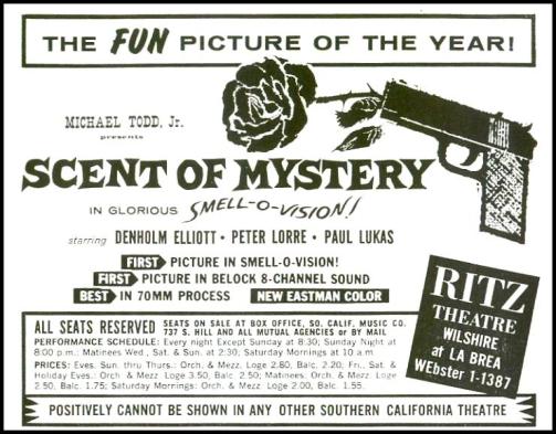 Aφίσα της εποχής που προωθούσε την νέα τεχνική στην παρακολούθηση κινηματογραφικών ταινιών 