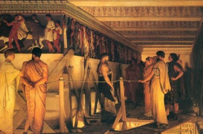 Phidias-Showing-the-Frieze-of-the-Parthenon-700x461
