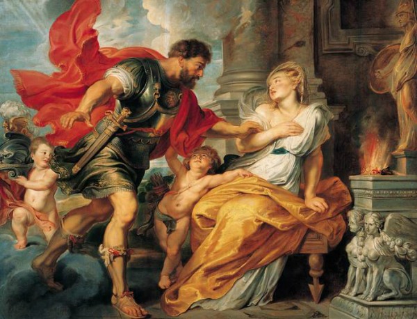 Θεός Άρης και Ρέα Σύλβια, Peter Paul Rubens, 1616-1617