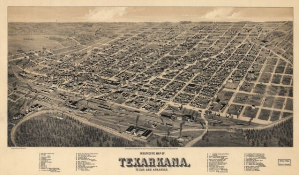 Η πόλη Τεξαρκάνα το 1888
