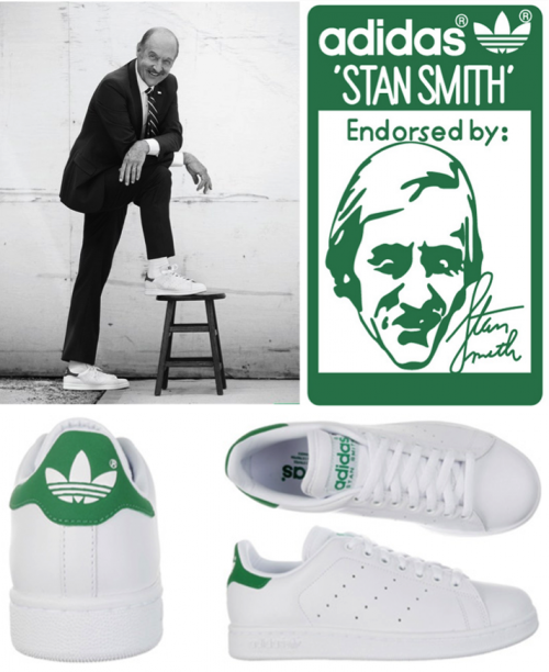 Ο Σταν Σμιθ φορώντας Stan Smith