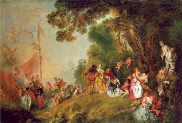 "Επιβίβαση για τα Κύθηρα" Jean-Antoine Watteau