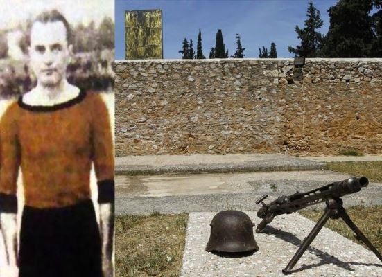 Ο ποδοσφαιριστής της ΑΕΚ, Σπύρος Κοντούλης τραυματίστηκε στο πόδι πολεμώντας στην πρώτη γραμμή. Θεραπεύτηκε και τον εκτέλεσαν οι Γερμανοί, όταν πήδηξε από το φορτηγό που τον μετέφερε στο Σκοπευτήριο Καισαριανής