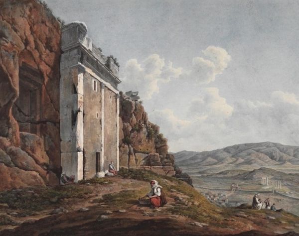 Το χορηγικό μνημείο του Θρασύλλου πριν την ανατίναξη του 1827