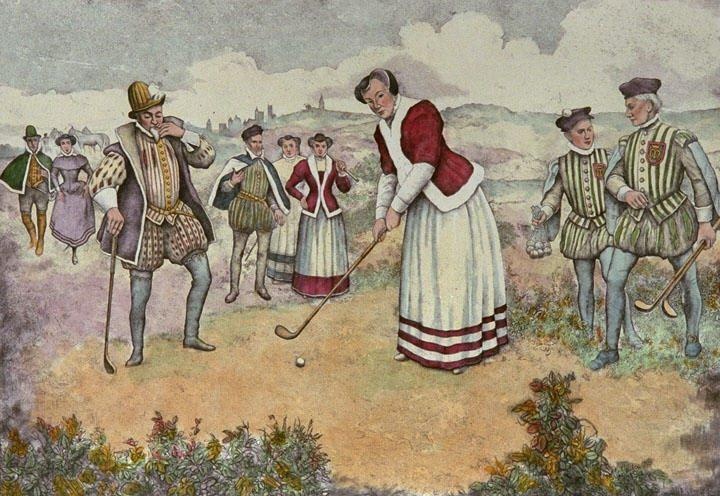Δεν ήταν όλοι οι βασιλιάδες αντίθετοι προς το γκολφ. Η βασίλισσα της Σκωτίας Μαρία ήταν φανατική παίκτρια του γκολφ. Πλήρωσε το τίμημα γι'αυτό το 1563 όταν κατακρίθηκε επειδή έπαιξε στους αμμόλοφους λίγο μετά τη δολοφονία του συζύγου της