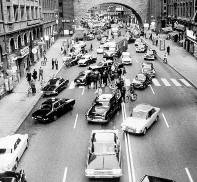 Dagen H, the day Sweden switched sides of the road, 1967 (2)