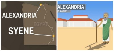 Πώς ένα πηγάδι βοήθησε τον Ερατοσθένη να υποστηρίξει πρώτος ότι η Γη είναι στρογγυλή. Το εντυπωσιακό πείραμα που έκανε ο Έλληνας μαθηματικός με δύο ραβδιά σε δύο διαφορετικές πόλεις και υπολόγισε την περιφέρεια της γης (βίντεο)