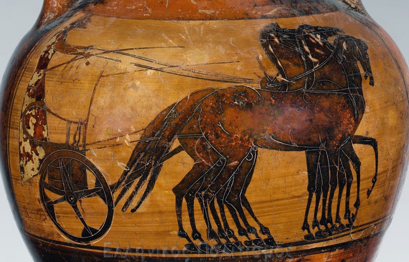 Ο Θήρων από τον Ακράγαντα αναδείχτηκε νικητής στην 76η Ολυμπιάδα του 476 π.Χ. στο τέθριππο