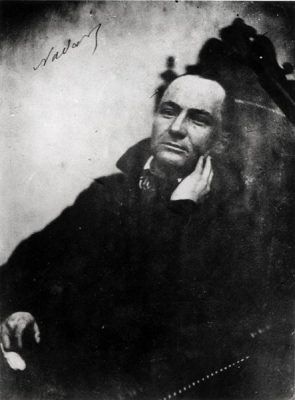 Ο Baudelaire, όπως τον είδε ο Nadar, περί τα 1855 