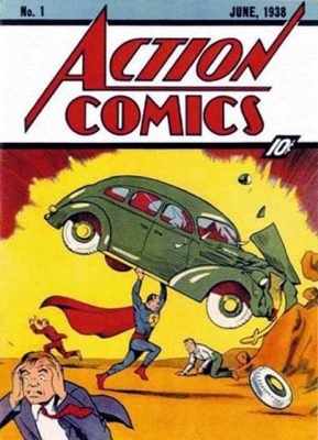 Το πρωτοσέλιδο του κόμικ ''Action Comics #1''