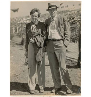 Η Αμέλια Έρχαρτ με τον άντρα της, Τζορτζ Πάτναμ, 1930