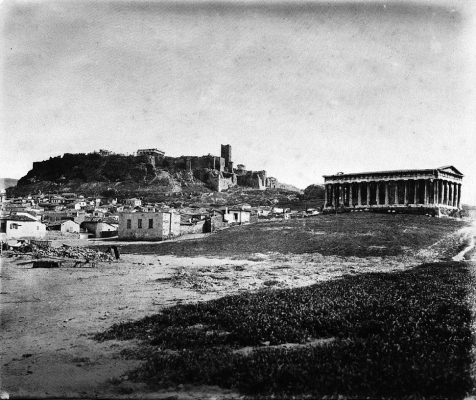 Θησείο και Ακρόπολη το 1862 ! Φωτογράφος Jakob August Lorent. 