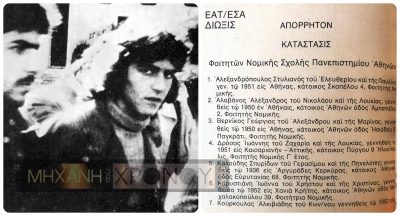 Η λίστα των φοιτητών που η χούντα έδωσε εντολή να μην πάρουν πτυχίο. Ποιοι αναφέρονται στο απόρρητο έγγραφο της ΕΣΑ