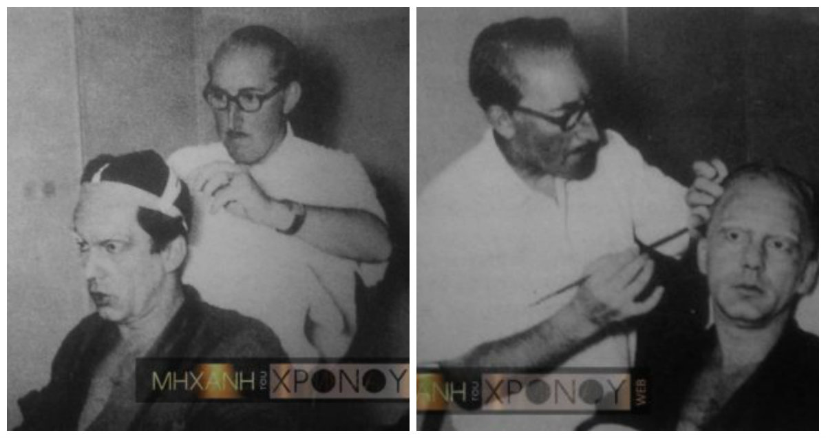Καρέ καρέ η μεταμόρφωση του Δημήτρη Χορν στην ταινία «Αλίμονο στους Νέους». Κάλεσαν Άγγλο μακιγιέρ για να κάνει τον Χορν να φαίνεται τουλάχιστον 35 χρόνια μεγαλύτερος