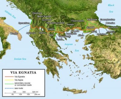 Η οδός που ένωνε πολιτισμούς, ανθρώπους και πολιτικές ίντριγκες. Εγνατία, ο μεγαλύτερος εμπορικός δρόμος της αρχαιότητας κάλυπτε απόσταση 1.120 χιλιομέτρων