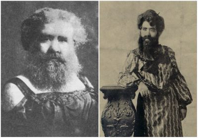 Στη φωτογραφία απεικονίζεται μια γυναίκα. Η “γενειοφόρος κυρία” που έκανε καριέρα ως “φρικιό” και είχε πολλούς θαυμαστές. Πέθανε από άγνωστα αίτια στα 48 της χρόνια