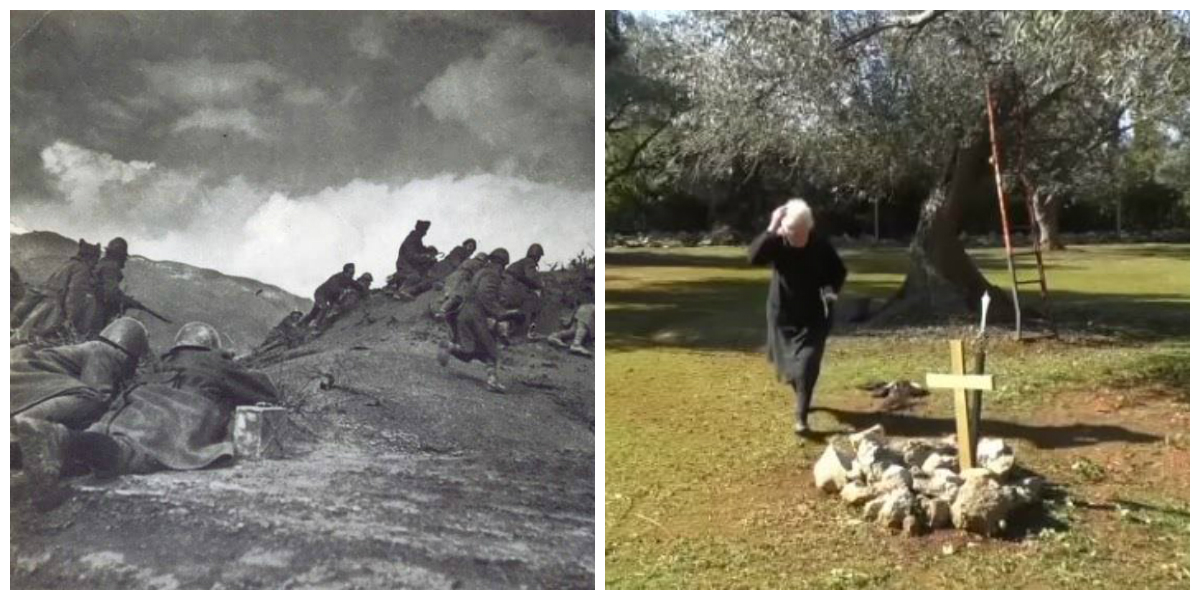 Οι άταφοι ήρωες του αλβανικού μετώπου είναι χιλιάδες, αλλά έξι αναπαύονται από το 1940 στον τάφο που φροντίζει μια ηλικιωμένη στη Χειμάρρα. Τηρεί την τελευταία επιθυμία του πατέρα της και φροντίζει τα μνήματα