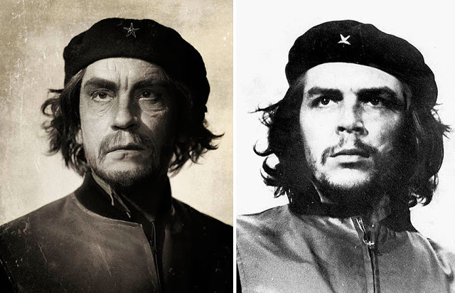 Ο Τζον Μάλκοβιτς όπως δεν τον έχετε ξαναδεί. Μεταμορφώνεται και φωτογραφίζεται ως Τσε Γκεβάρα, Αϊνστάιν, Τζακ Νίκολσον, Πικάσο και Χέμινγουεϊ