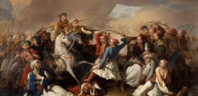 Η μάχη, που οι Αγωνιστές ήταν έτοιμοι να σκοτωθούν μεταξύ τους ενώ οι Τούρκοι ήταν σε απόσταση αναπνοής. Η αυτοκτονία του ήρωα Ανδρέα Λόντου και το μένος του Κωλέττη