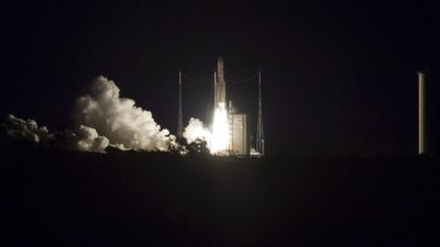 Εκτοξεύτηκε ο πύραυλος της SpaceX που μεταφέρει Ρωσίδα κοσμοναύτη στον Διεθνή Διαστημικό Σταθμό