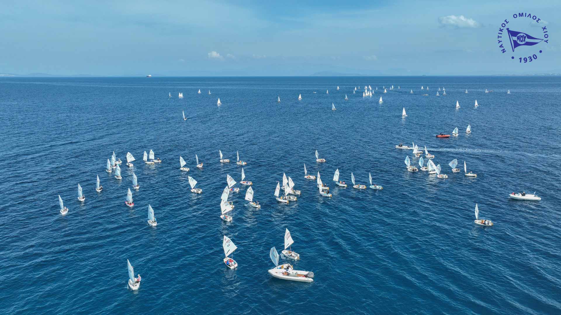 180 ιστιοπλόοι στη Χίο για το Περιφερειακό Πρωτάθλημα Ιστιοπλοΐας Νήσων Αιγαίου και Κρήτης