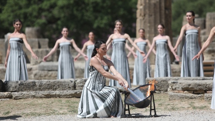 Μαγευτικές εικόνες από την επίσημη πρόβα της Τελετής Αφής της Ολυμπιακής Φλόγας